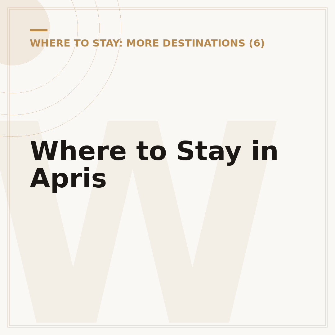 Where to Stay in Apris